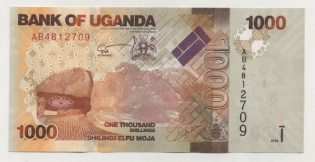 Uganda 1000 Shilingi 2010 Pick 49 UNC