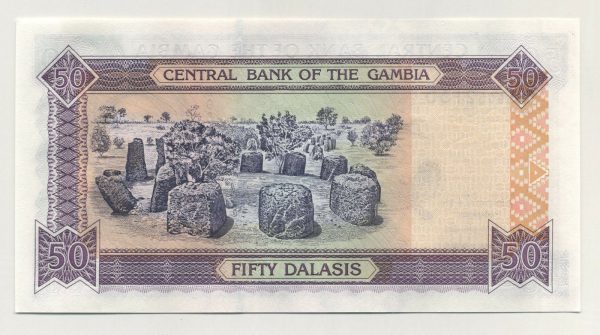 Gambia 50 Dalasis ND 1991-95 Pick 15a UNC