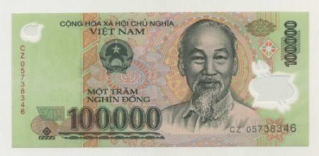 Vietnam Viet Nam 100000 Dong 2005 Pick 122 UNC