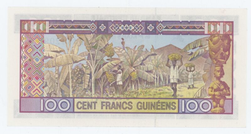 Guinea 100 Francs 1985 Pick 30a UNC Guinea 100 Francs 1985 Pick 30a UNC