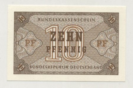 Germany Federal Rep 10 Pfennig ND 1967 Pick 26 UNC