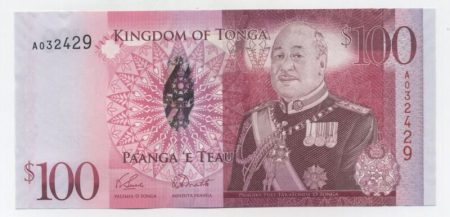 Tonga 100 Pa'anga ND 2008 Pick 43 UNC