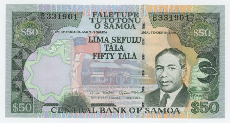 Samoa 50 Tala ND 2006 Pick 36 UNC