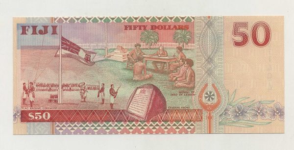 Fiji 50 Dollars ND 1996 Pick 100a UNC