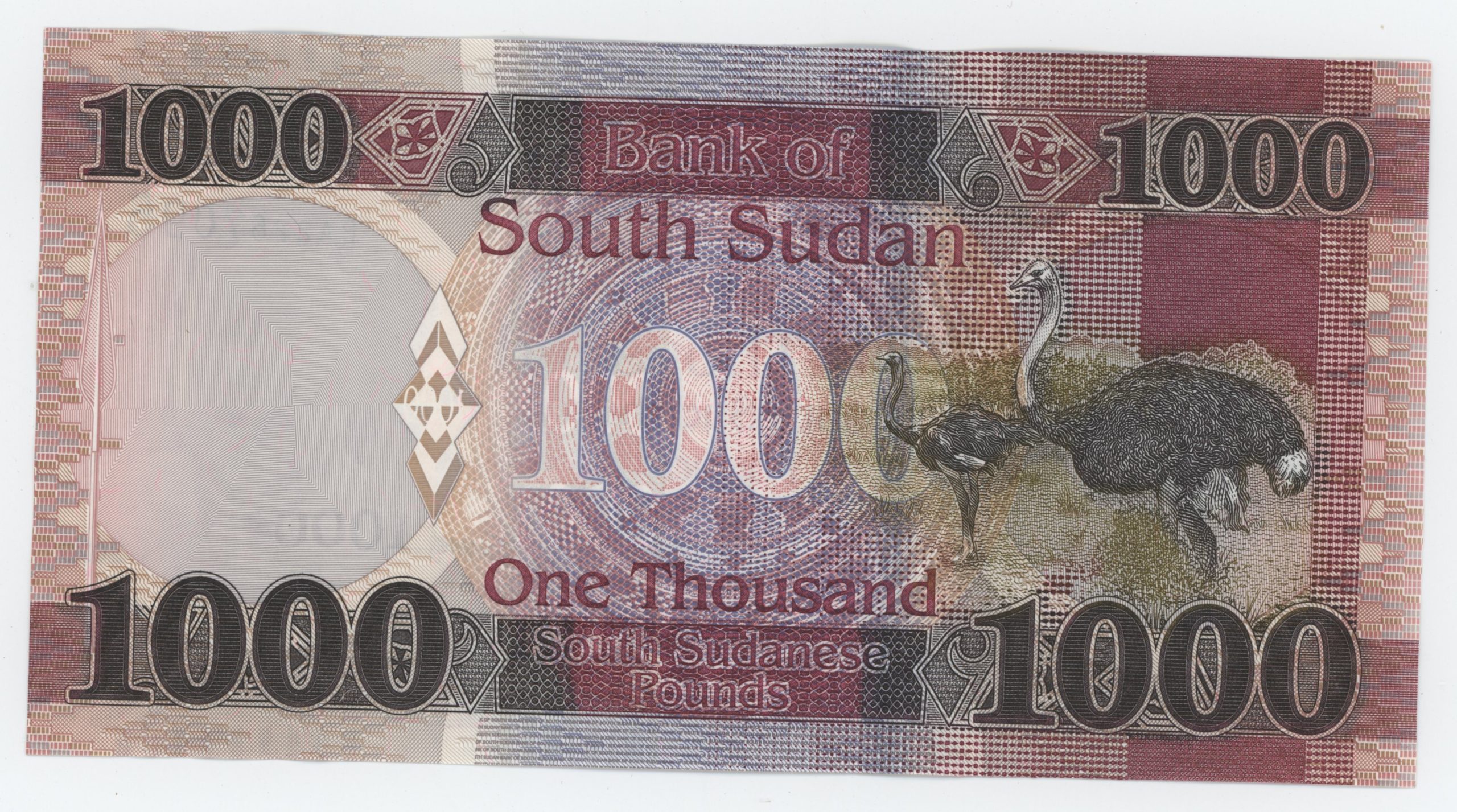 South Sudan 1000 Pounds 2020 Pick 17 UNC South Sudan 1000 Pounds 2020 Pick 17 UNC