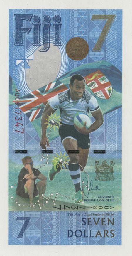 Fiji 7 Dollars 2016 2017 Pick 120 UNC Rugby