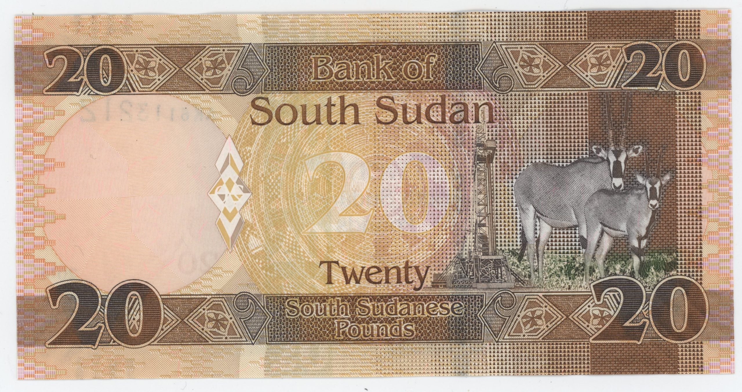 South Sudan 20 Pounds 2016 Pick 13b UNC South Sudan 20 Pounds 2016 Pick 13b UNC
