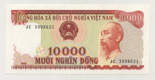 Viet Nam Vietnam 10000 Dong 1993 Pick 115 UNC Viet Nam Vietnam 10000 Dong 1993 Pick 115 UNC