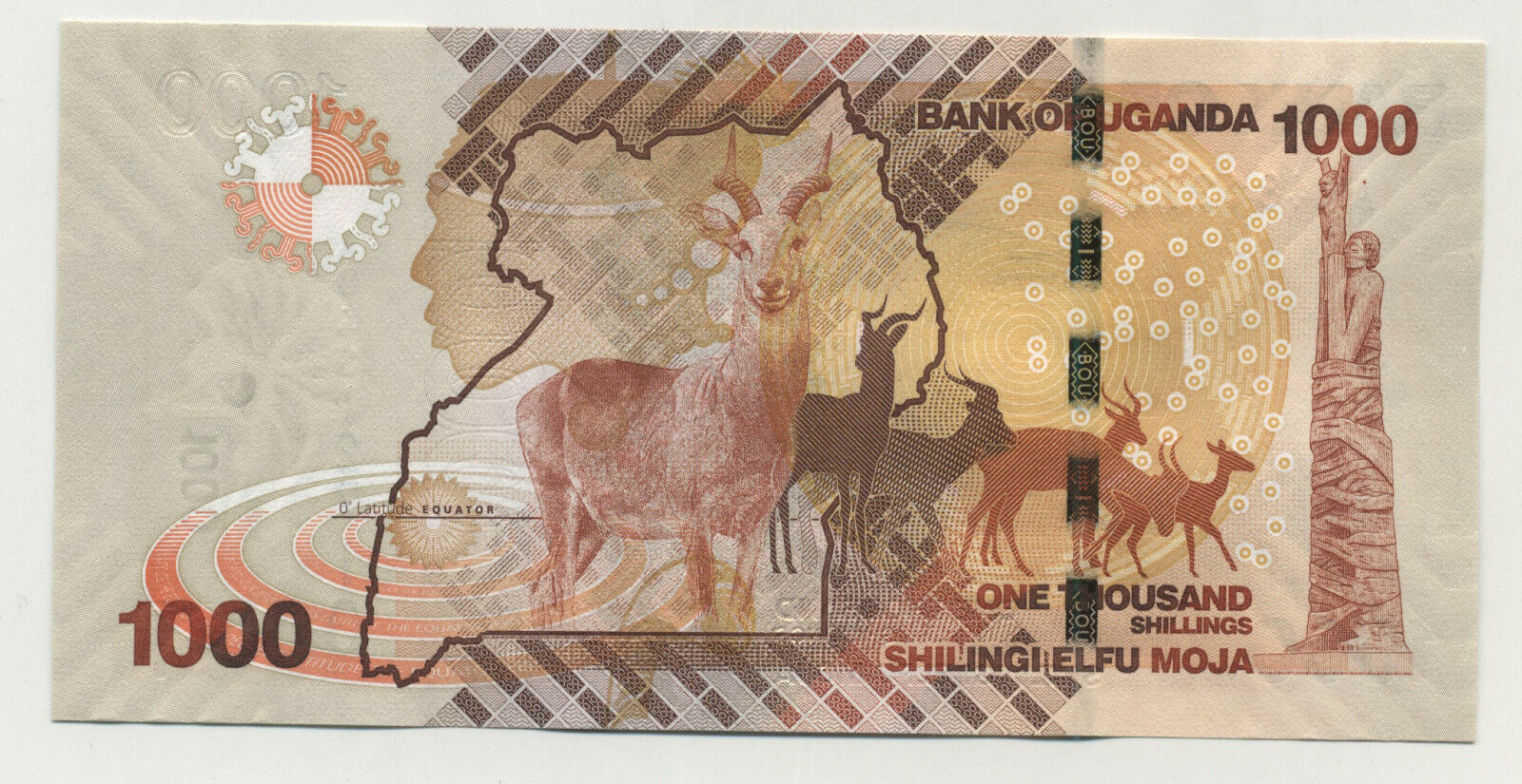 Uganda 1000 Shilingi 2010 Pick 49 UNC Uganda 1000 Shilingi 2010 Pick 49 UNC