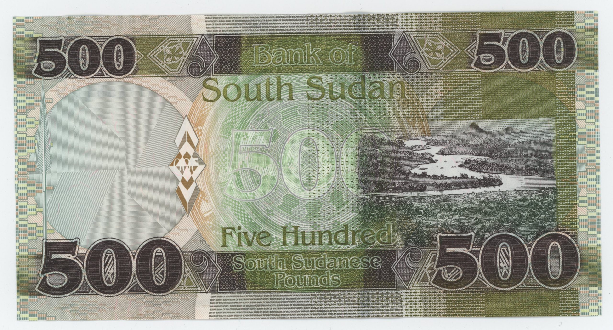South Sudan 500 Pounds 2020 Pick 16 UNC South Sudan 500 Pounds 2020 Pick 16 UNC