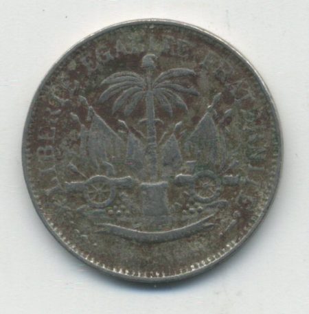 Haiti 1904 5 Centimes VF KM 52 nickel coin