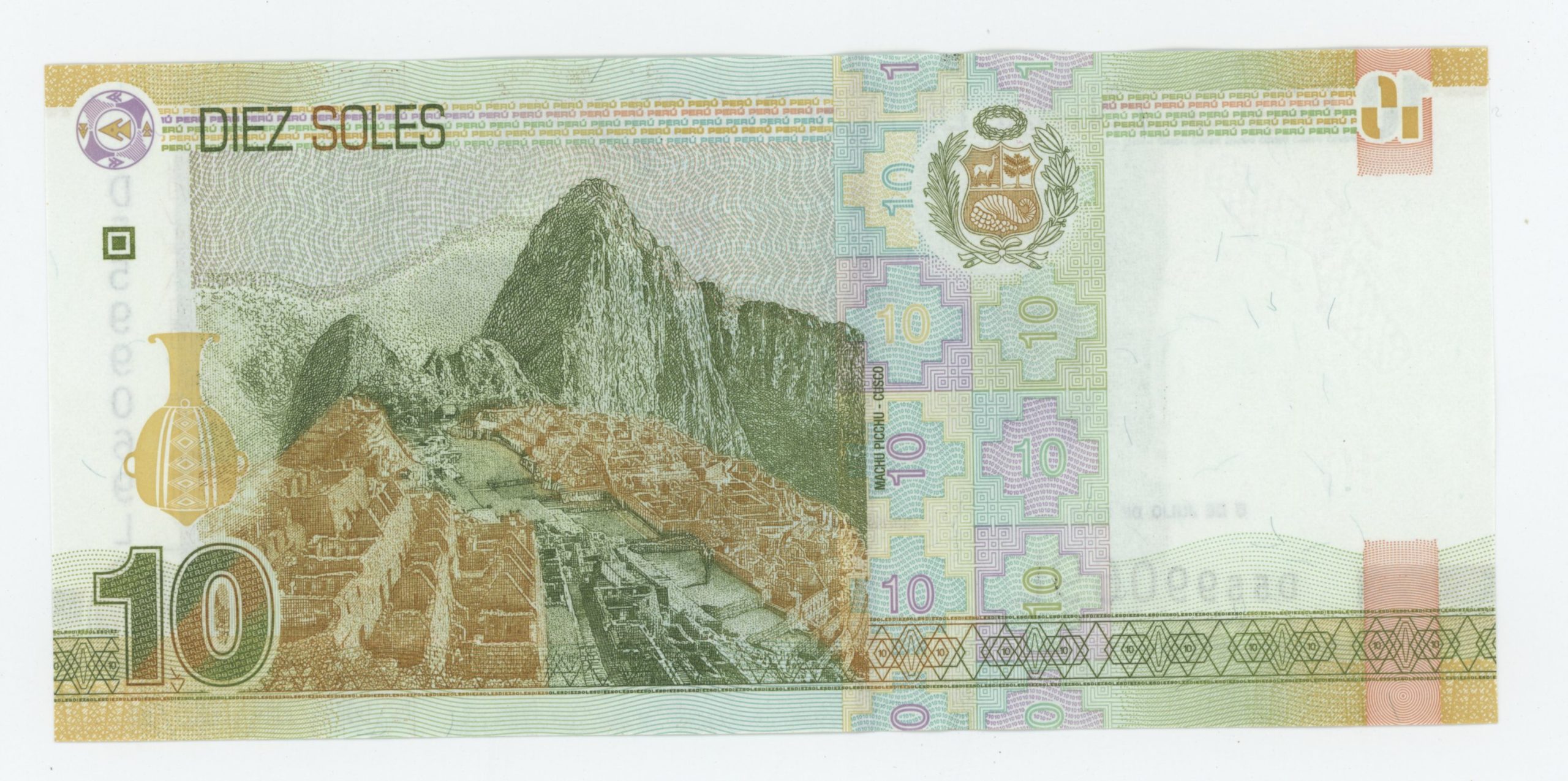 Peru 10 Soles 5-7-2018 Pick 192 UNC Peru 10 Soles 5-7-2018 Pick 192 UNC
