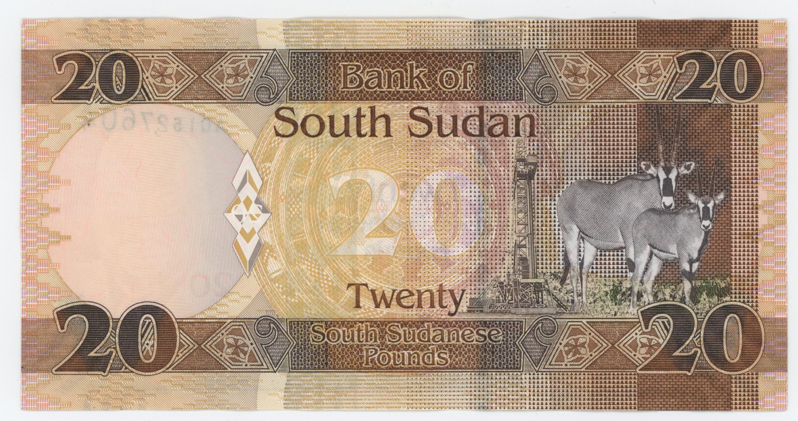 South Sudan 20 Pounds 2017 Pick 13c UNC South Sudan 20 Pounds 2017 Pick 13c UNC