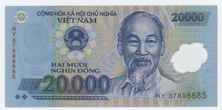 Viet Nam Vietnam 20000 Dong ND 2007 Pick 120b UNC