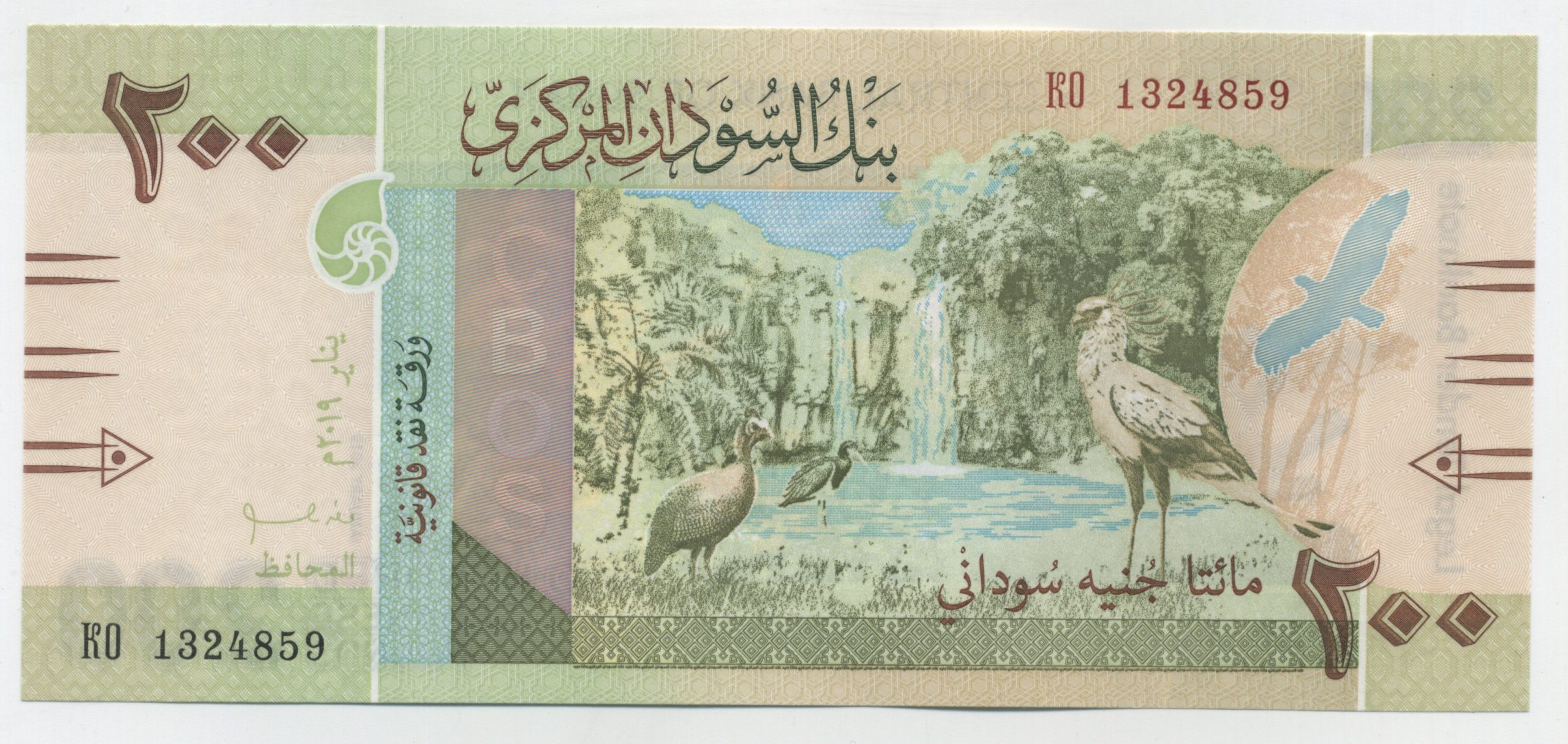Sudan 200 Pounds January 2019 Pick 78 UNC Sudan 200 Pounds January 2019 Pick 78 UNC