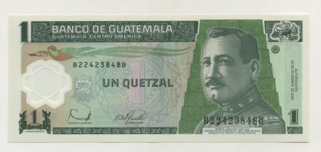 Guatemala 1 Quetzal 20-12-2006 Pick 109 UNC