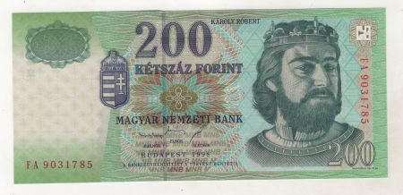Hungary 200 Forint 1998 Pick 178a UNC
