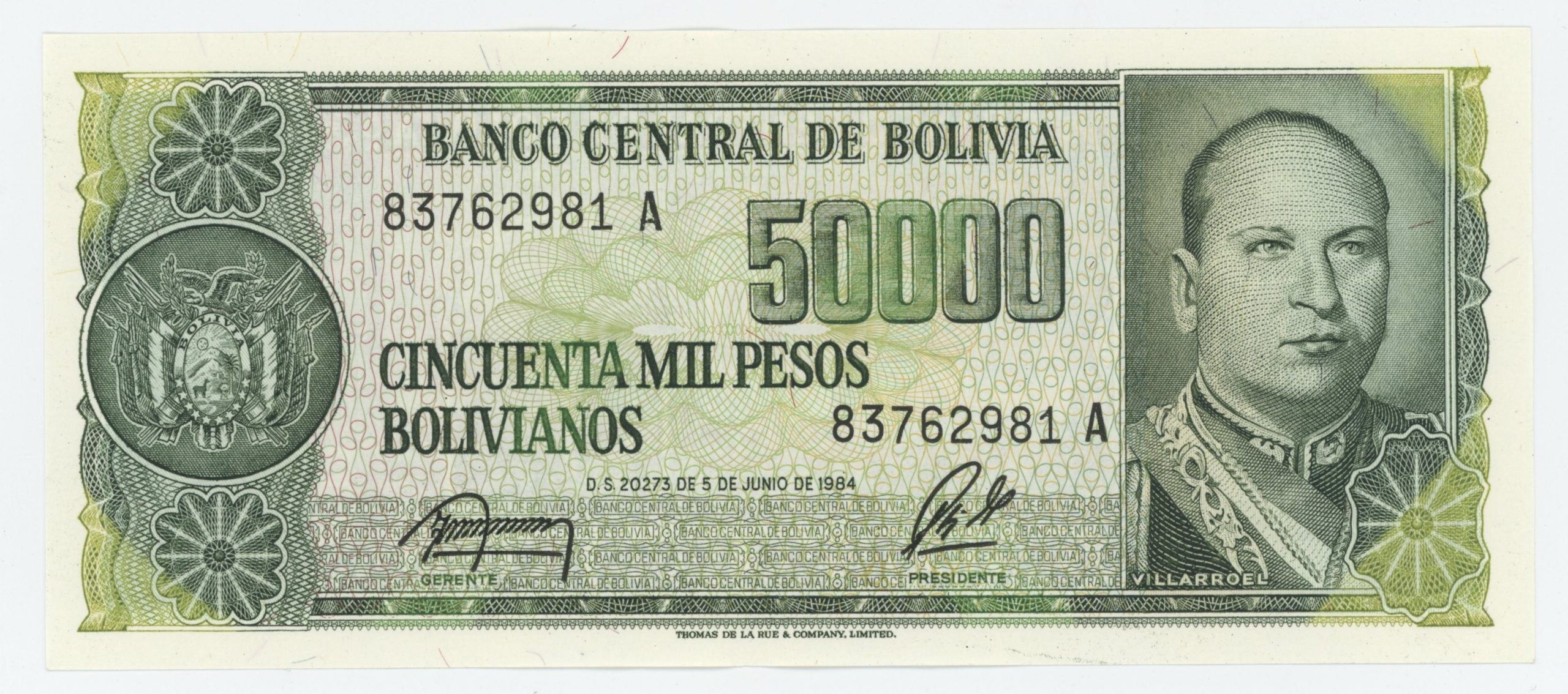 Bolivia 5 Centavos 1987 Pick 196 UNC Bolivia 5 Centavos 1987 Pick 196 UNC