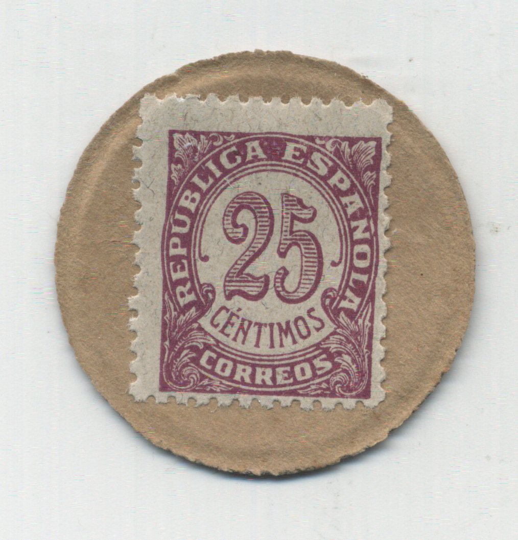 Spain España 25 Centimos ND 1938 Pick 96D Unc Banknote Uncirculated Spain España 25 Centimos ND 1938 Pick 96D Unc Banknote Uncirculated