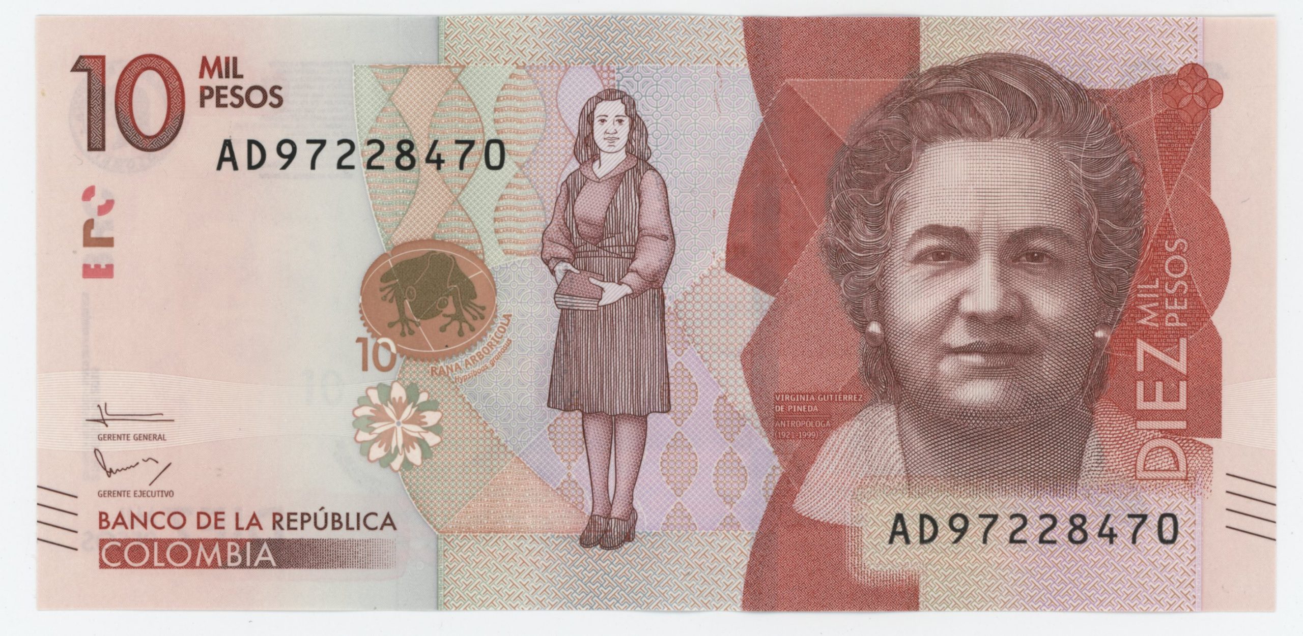 Colombia 10000 Pesos 2-8-2016 Pick 460 UNC Colombia 10000 Pesos 2-8-2016 Pick 460 UNC