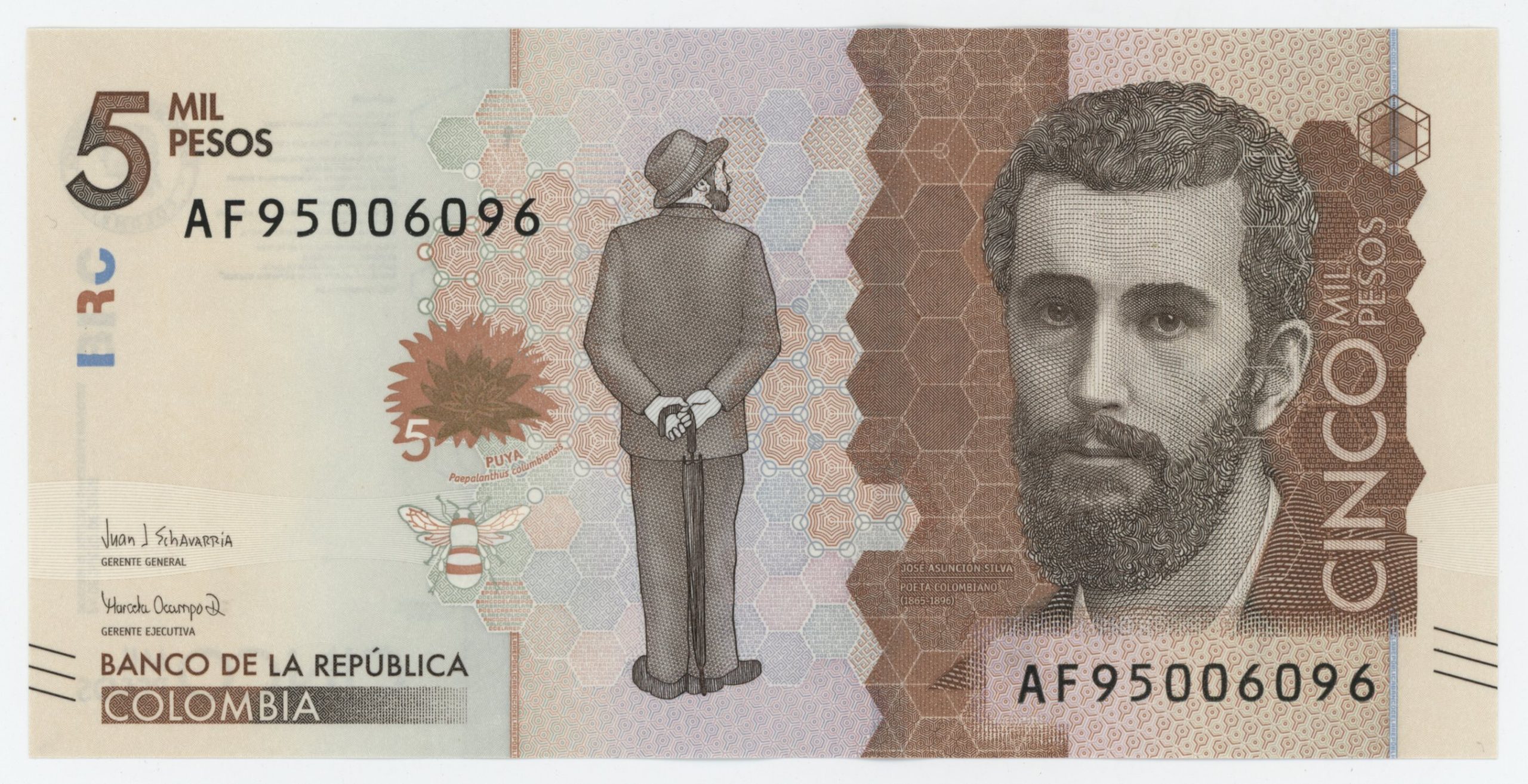 Colombia 5000 Pesos 24-7-2018 Pick 459 UNC Colombia 5000 Pesos 24-7-2018 Pick 459 UNC