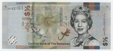 Bahamas 1/2 Dollar 2019 Pick A77 UNC