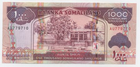 Somaliland 1000 Shilin 2011 Pick 20a UNC