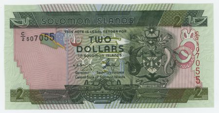 Solomon Islands 2 Dollars ND 2006 Pick 25 UNC