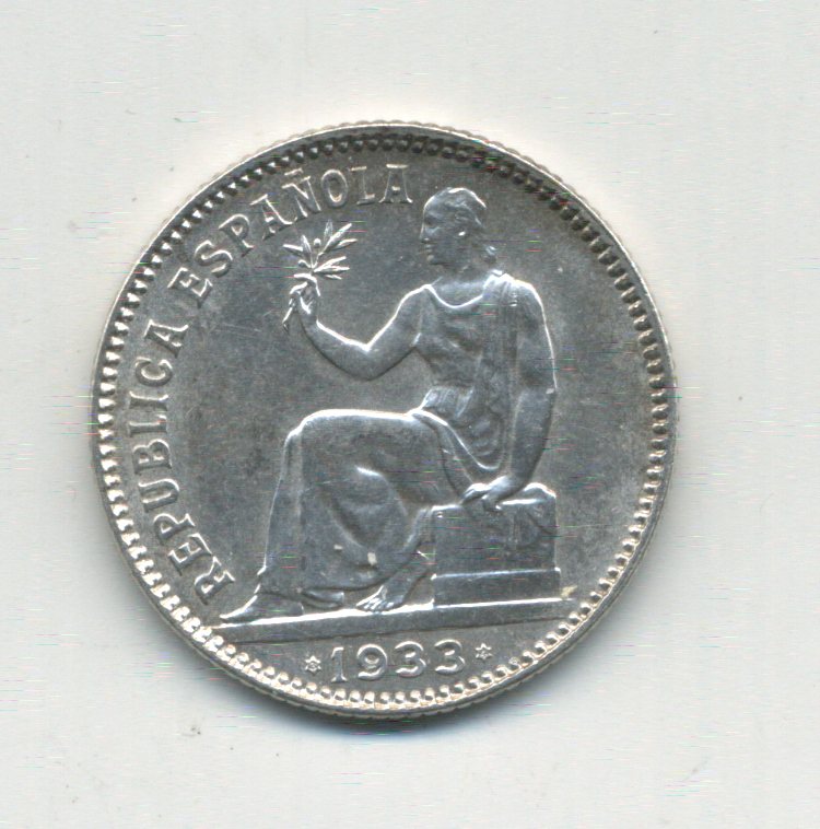 II REPUBLICA 1 Peseta 1933 34 PG 195 EBC XF II REPUBLICA 1 Peseta 1933 34 PG 195 EBC XF