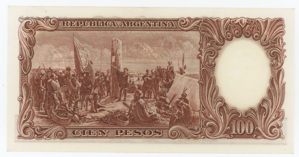 Argentina 100 Pesos ND 1968 Pick 272 Sing 7 aUNC
