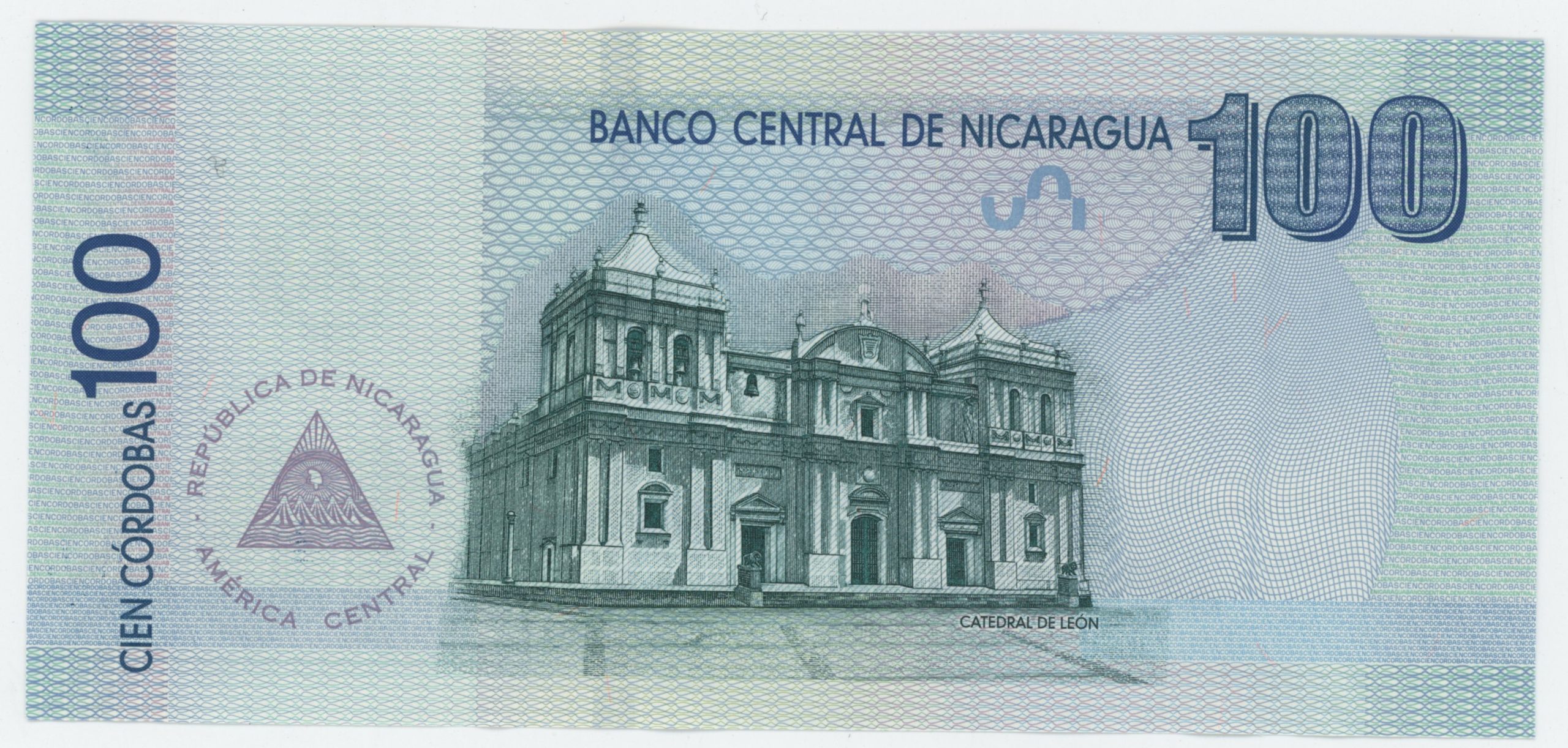 Nicaragua 100 Cordobas 12-9-2007 Pick 208a UNC Nicaragua 100 Cordobas 12-9-2007 Pick 208a UNC