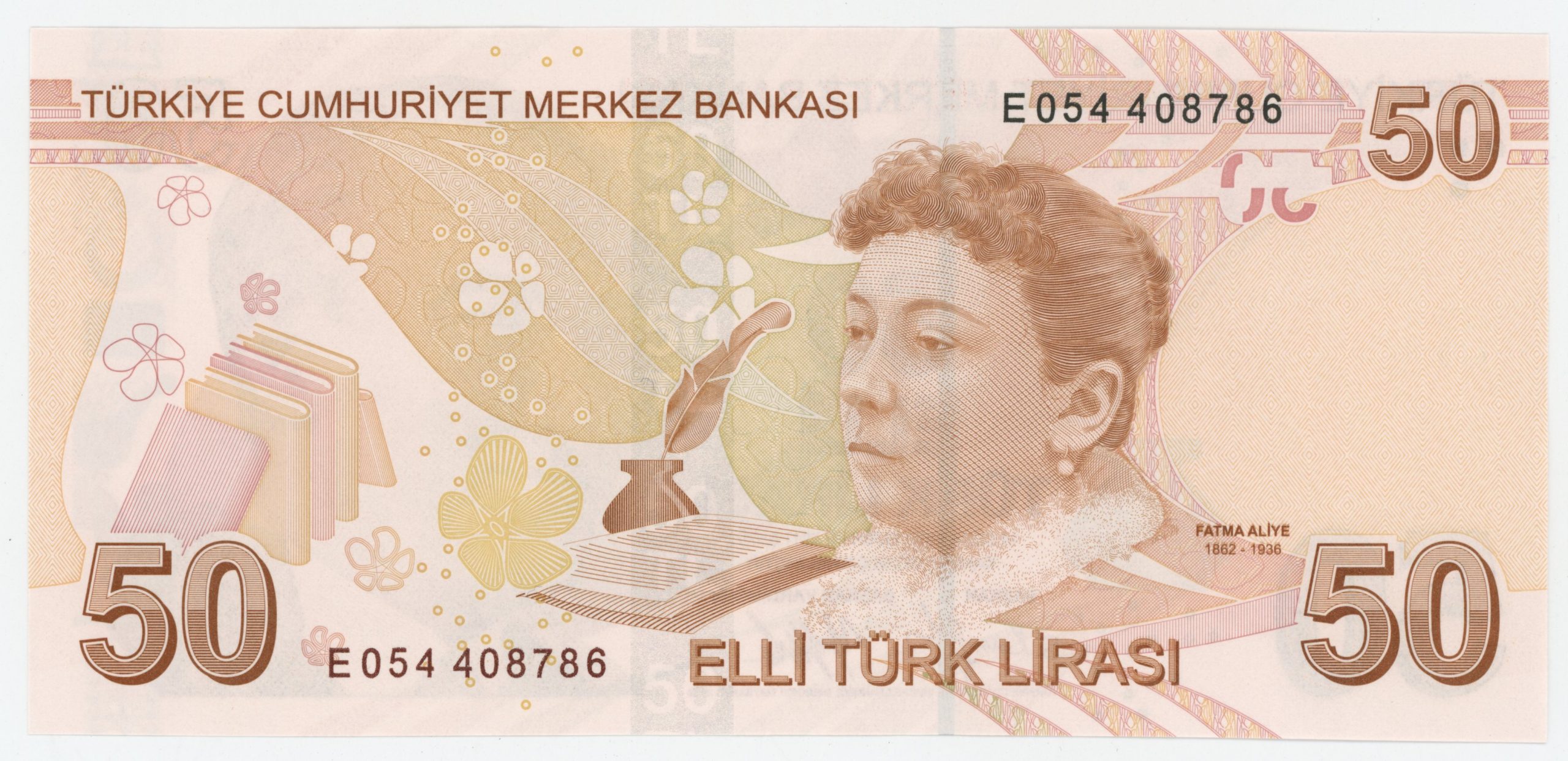 Turkey 50 Lira L.1970 2009 Pick 225e UNC Turkey 50 Lira L.1970 2009 Pick 225e UNC