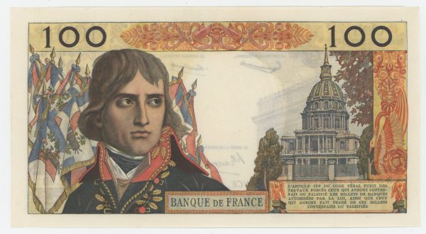 France 100 Francs 1-12-1960 Pick 144a aUNC