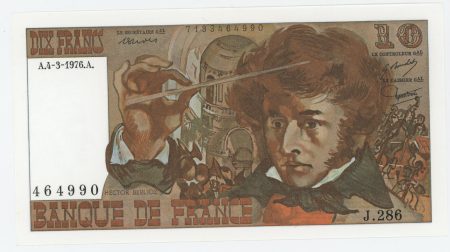 France 10 Francs 4-3-1976 Pick 150c UNC
