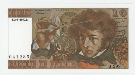 France 10 Francs 2-6-1977 Pick 150c UNC