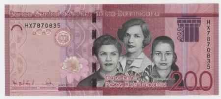 Dominican Republic 200 Pesos 2023 Pick 191 UNC